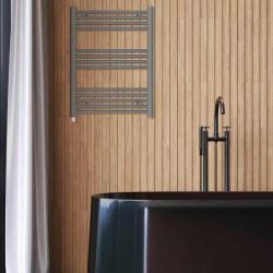 TW-30G.003A- Gray electric towel rail 80X60