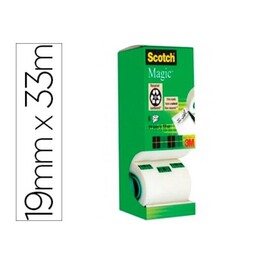 Fita adesiva invisível Scotch Magic 33 mt x 19 mm embalagem de 8 unidades