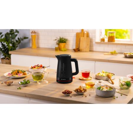 Bosch TWK3M123 tetera eléctrica 1,7 L 2400 W Negro
