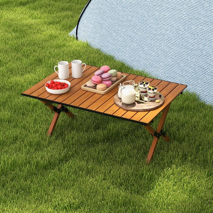 PROMIS Table touristique, pliable, enroulable