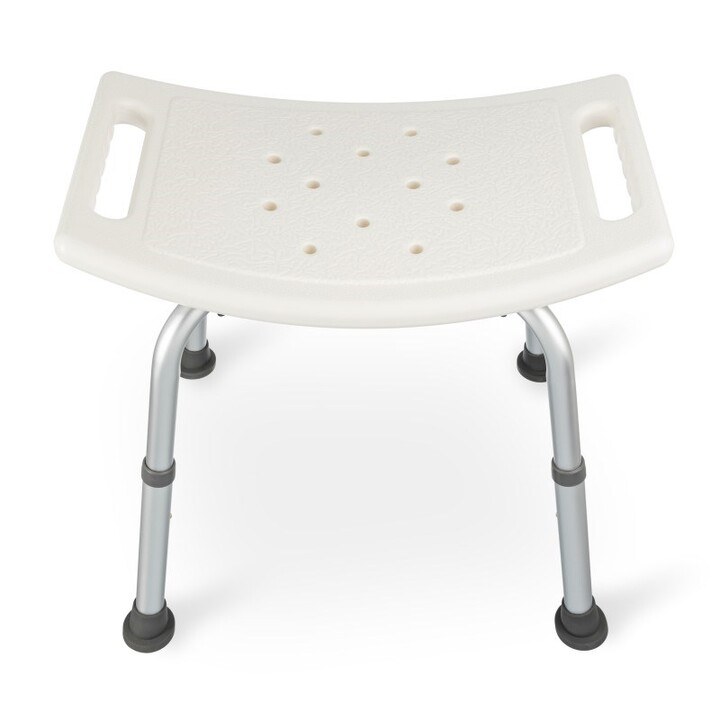 ARmedical RF-821 tabouret de douche de rééducation blanc et gris clair