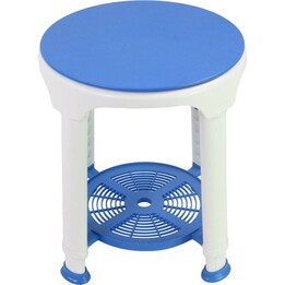 Tabouret pivotant pour la salle de bains