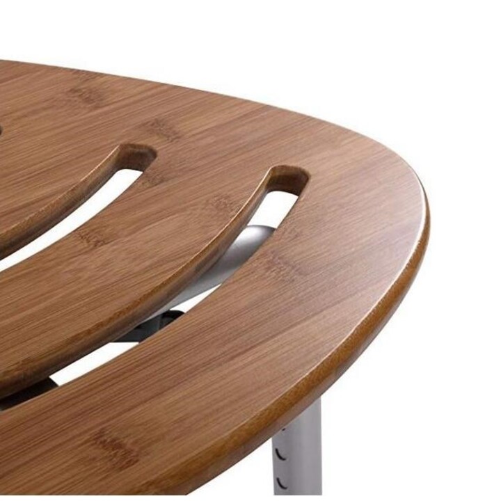Taburete de baño de madera