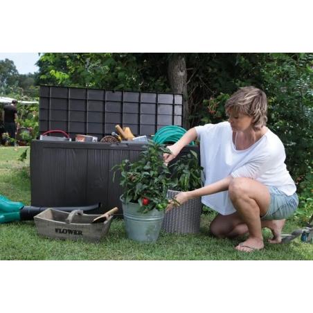 CAJA DE ALMACENAMIENTO SHERWOOD 270 L KETER caja de jardín