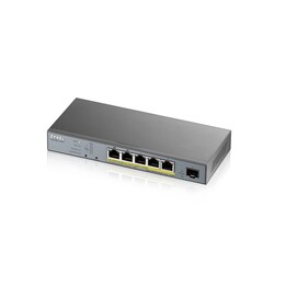 Zyxel GS1350-6HP-EU0101F switch Managed L2 Gigabit Ethernet (10/100/1000) Power over Ethernet (PoE) Gray