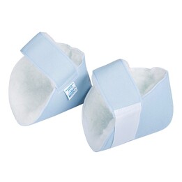Timago protetor de calcanhar par anti-escaras azul e branco