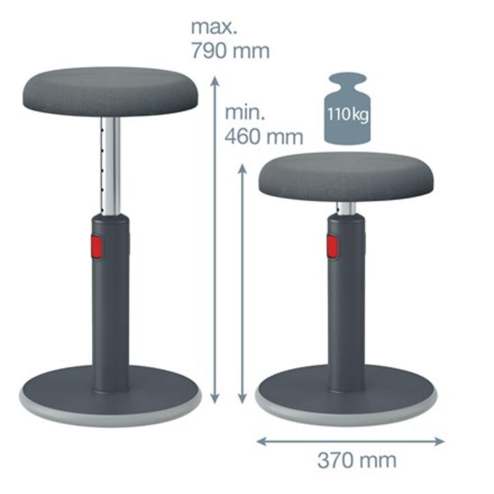 Leitz Ergo Cozy Active Padded Seat