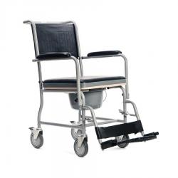 Silla de ruedas con inodoro