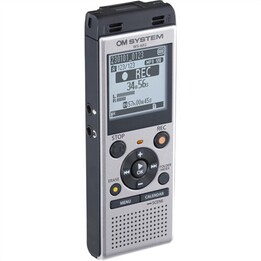 OM SYSTEM WS-882 Grabadora de voz digital plata MP3