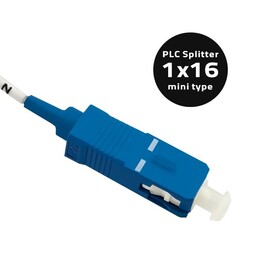 Qoltec 54209 Spaccalegna 1x16 | SC/PC - SC/PC | G.657A | Monomodale | 0,9 mm