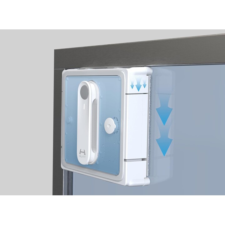 Hutt W9, intelligenter Fensterreinigungsroboter mit automatischem Wasserspray und schlankem Design für die effektive Pflege von 