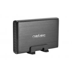 NATEC NKZ-0448 caja para disco duro externo 3.5" Caja de disco duro (HDD) Negro