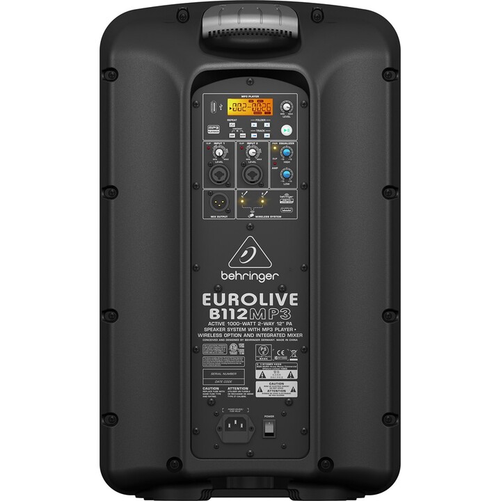 Behringer EUROLIVE B112MP3 Nero