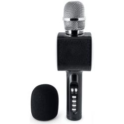 Bigben party all-in-one microphone portable karaoke with lights effects black partybtmic2bk