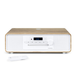 Thomson micro sistema audio bt radio fm/cd/mp3/usb 50w bianco mic301ibt