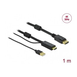 Câble HDMI vers DisplayPort 4K 30 Hz 1 m