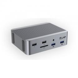 USB4 SuperDock 2 4K 15 puertos y doble 5K@60 Hz, barra en T con ranura, 2x HDMI, DP, 2.5GbE, 2x USB-A 2.0, 2x USB-A 3.2 Gen1, US