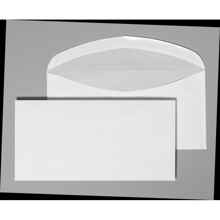 Envelopes BONG DIN longos sem janela, adesivo úmido