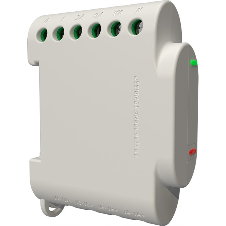 Elektrischer Vermittler Relé Shelly 3EM 3x 120A