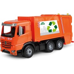 LENA Worxx Garbage truck Mercedes Arocs orange 04614