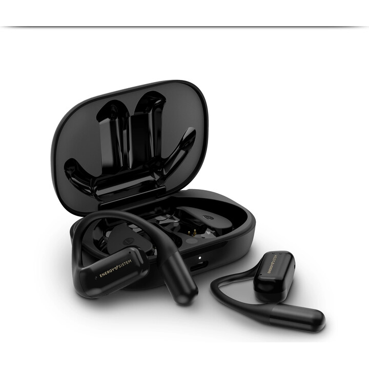 Auricolare bluetooth open-ear+mic power open wave tws nero