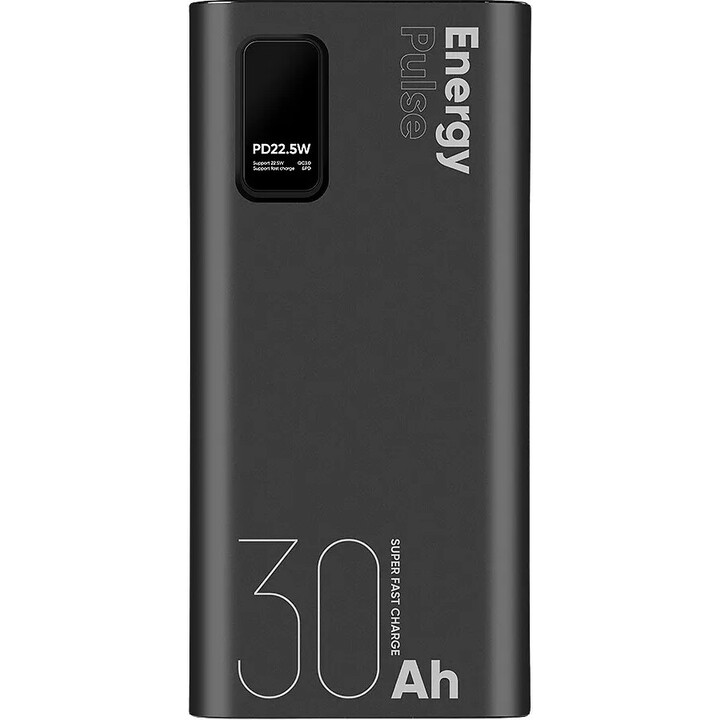 EnergyPulse Powerbank 30000mAh 22,5W noir