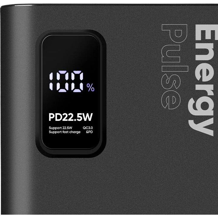 EnergyPulse Powerbank 30000mAh 22,5W noir