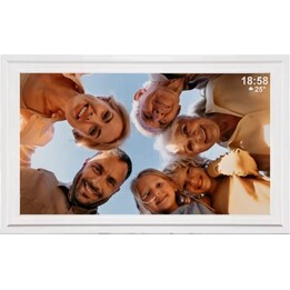 Moldura fotográfica digital com WiFi Ecrã tátil IPS HD 1920x1080 HD de 15,6 polegadas Cartão de memória de 32GB incluído - Cor