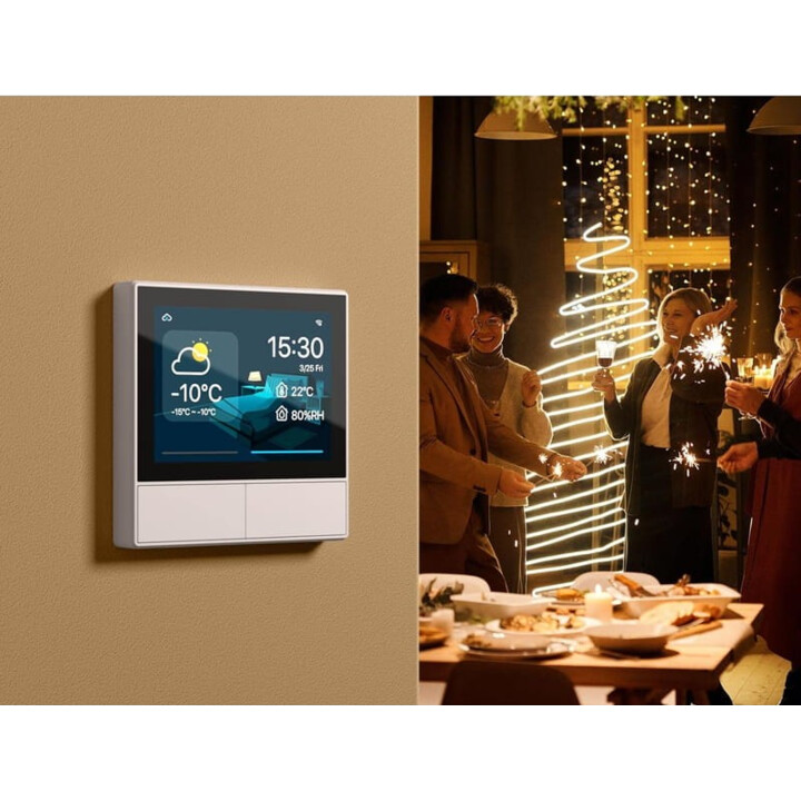 SONOFF NSPanel Bianco - Display Intelligente, Centro di Controllo, Termostato e Sensore Ambientale