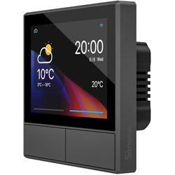 SONOFF NSPanel Negro - Pantalla Inteligente, Centro De Control, Termostato y Sensor Ambiental
