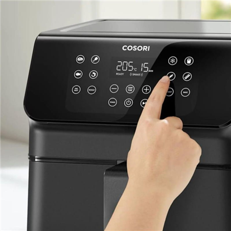 Cosori Premium II Chef Edition 6.2L, 1700W Negra - Freidora de aire