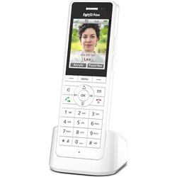 AVM FRITZ FonX6 Cordless extension handset answering machine, Internet radio, caller ID ECO DECT\GAP white