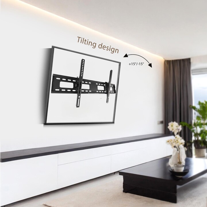 Maclean MC-422 Support TV max VESA 800x400 43-100" 120kg réglage de l'inclinaison +15°~-15°