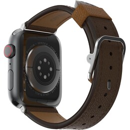 Bracelet de montre en cuir OtterBox Symmetry Cactus pour Apple Watch 45/44/42 mm Rich Adobe - marron