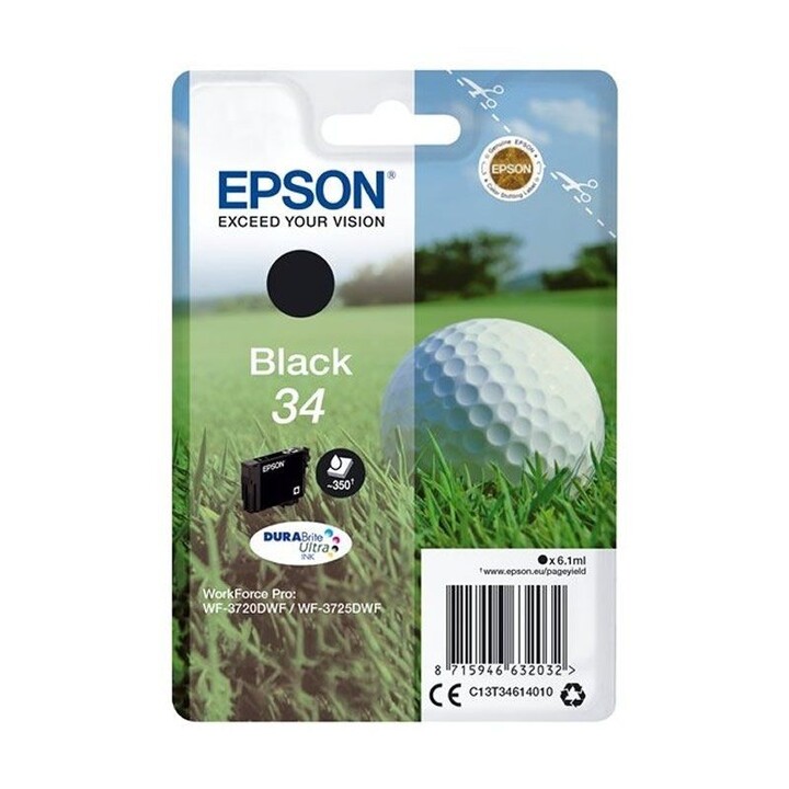 Epson T3461 34 Cartuccia di Inchiostro Nero