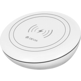 Cargador inalámbrico rápido inductivo Qi Standard - Blanco