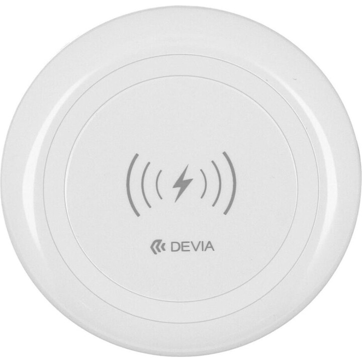 Inductive fast wireless charger Qi Standard - White