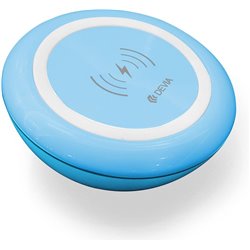 Chargeur sans fil rapide inductif Qi Standard - Bleu