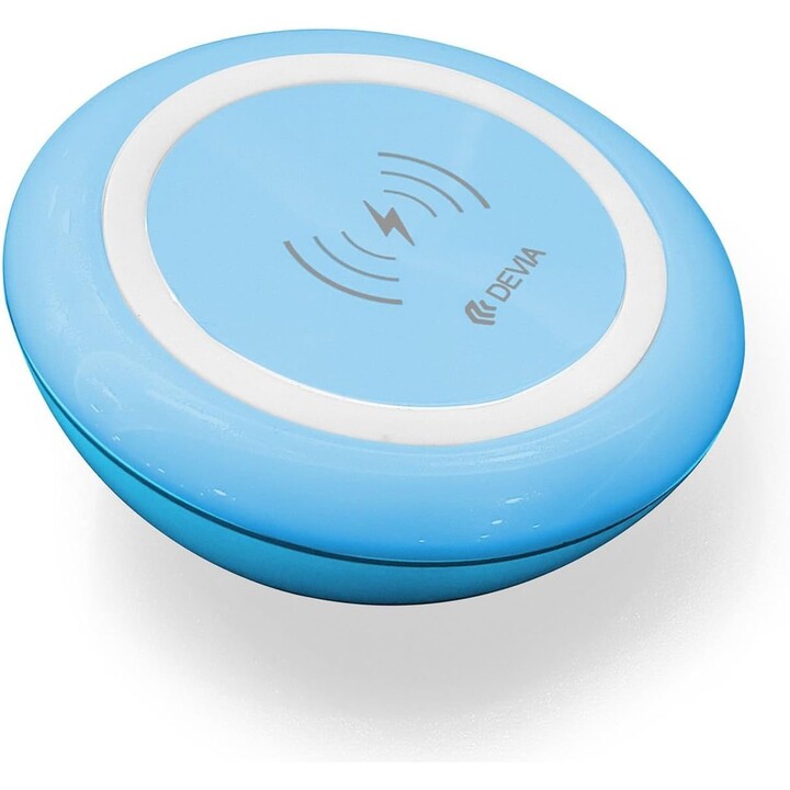 Fast inductive wireless charger Qi Standard - Blue