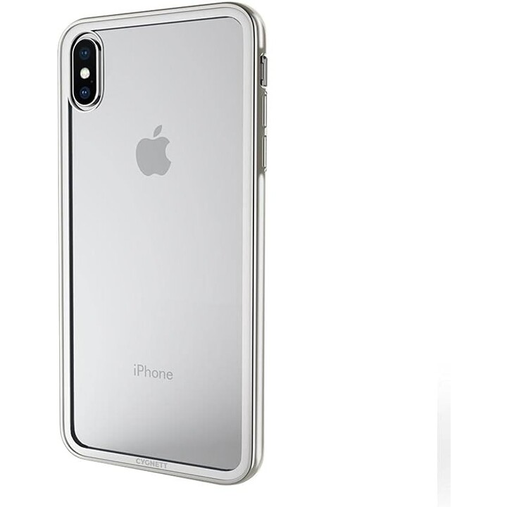 Custodia in vetro temperato Ozone 9H per iPhone XS Max - Bianca