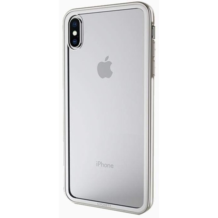 Custodia in vetro temperato Ozone 9H per iPhone XS Max - Bianca