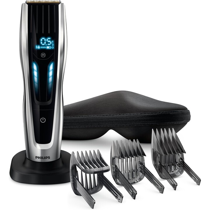 Philips Hair Clipper Series 9000 HC9450/15 Preto/Prata - Máquina de cortar cabelo
