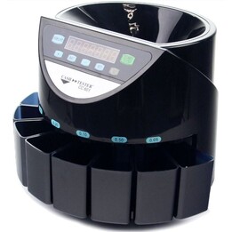 Cash Tester CC 601 contadora de moedas preta