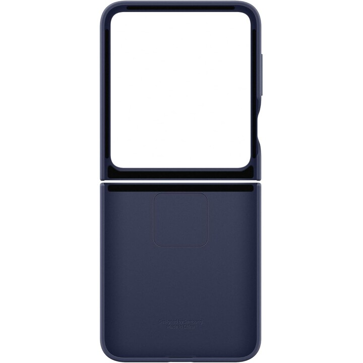 Samsung Galaxy Funda Oficial de Silicona con Anilla para Galaxy Z Flip6, Azul marino