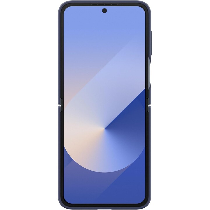 Samsung Galaxy Funda Oficial de Silicona con Anilla para Galaxy Z Flip6, Azul marino