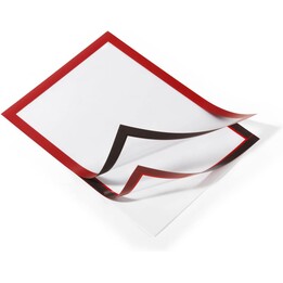 DURABLE DURAFRAME A4 cadre d’affichage adhésif rouge 2 pièces