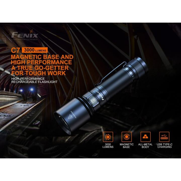 Fenix ​​C7 LED flashlight
