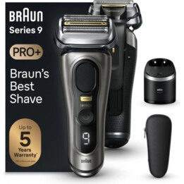 Braun Series 9 Pro+ 9565cc Wet & Dry Rasoir à grille Tondeuse Métallique