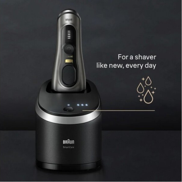 Rifinitore per rasoio a lamina Wet & Dry Braun Series 9 Pro+ 9565cc metallizzato