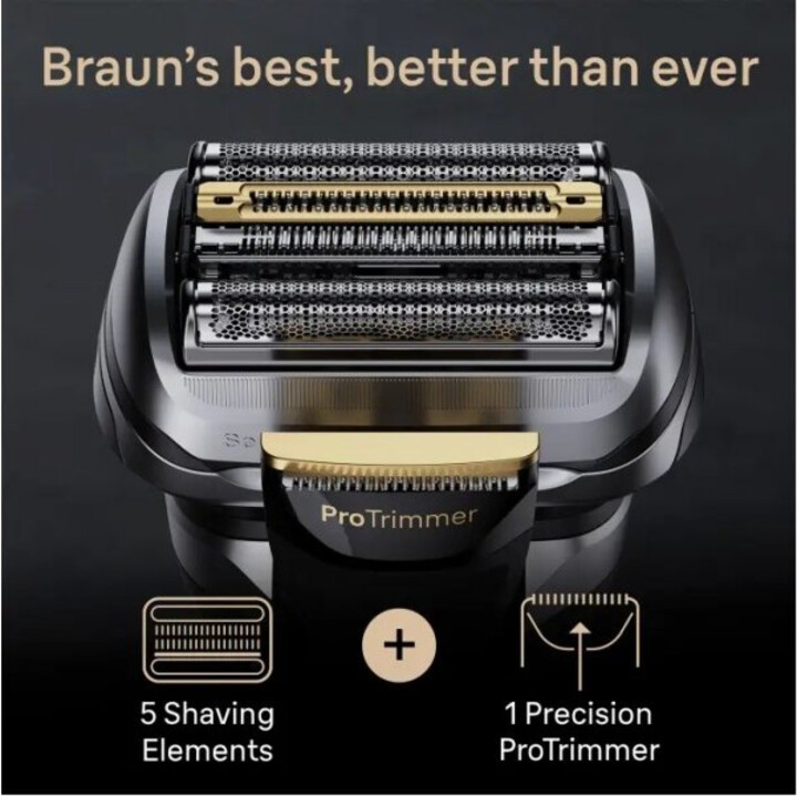 Braun Series 9 Pro+ 9565cc Wet & Dry Máquina de afeitar de láminas Recortadora Metálico